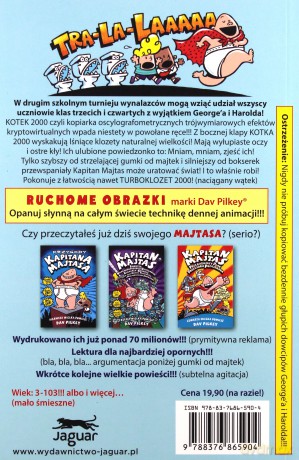 Inwazja krwiożerczych klozetów. Kapitan Majtas - Dav Pilkey [KSIĄŻKA]