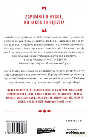 Jakoś to będzie. Szczęście po polsku - Beata Chomątowska [KSIĄŻKA]