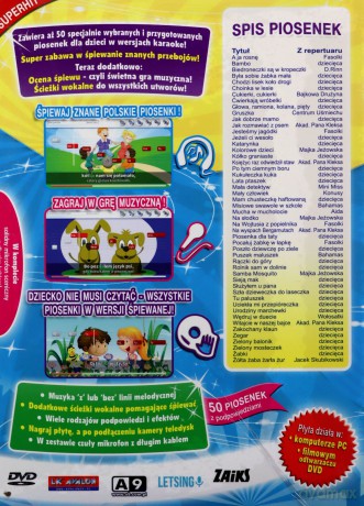 Karaoke dla dzieci. Rozśpiewane dzieciaki z mikrofonem [DVD]