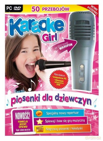 Karaoke girl Nowe piosenki z mikrofonem [DVD]