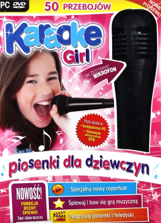 Karaoke girl Nowe piosenki z mikrofonem [DVD]