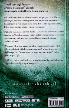 Obietnica następcy. Prawo Milenium księga trzecia - Trudi Canavan [KSIĄŻKA]