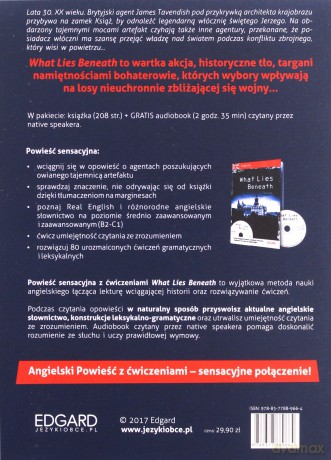 What lies beneath. Angielski powieść z ćwiczeniami B2-C1 - Greg Gajek [KSIĄŻKA]