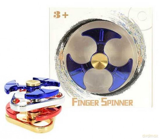 TOITOYS Hand Spinner Metal 8 wzorów mix