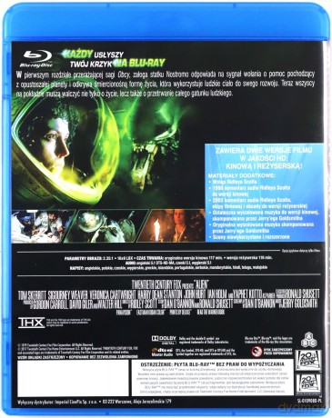 Obcy. 8 pasażer Nostromo (Wydanie Kolekcjonerskie) [Blu-Ray]