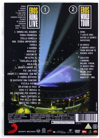 Eros Ramazzotti: Eros Roma Live (Standard Version) [2DVD]