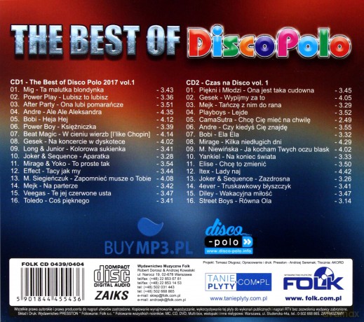 The Best Of Disco Polo 2017 vol. 1 [2CD]