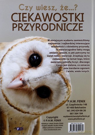 Czy wiesz że. Ciekawostki przyrodnicze [KSIĄŻKA]