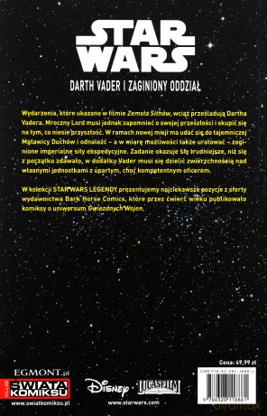 Darth Vader i zaginiony oddział Star Wars Legendy (Gwiezdne Wojny) - Haden Blackman [KOMIKS]
