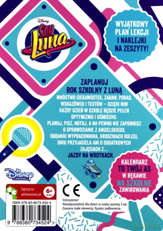 Kalendarz szkolny Soy luna [KSIĄŻKA]