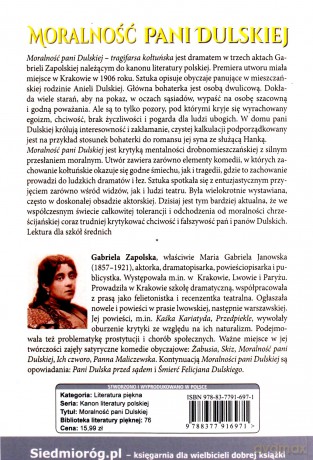 Moralność pani Dulskiej - Gabriela Zapolska [KSIĄŻKA]