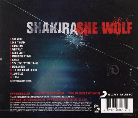 Shakira: She Wolf [CD]