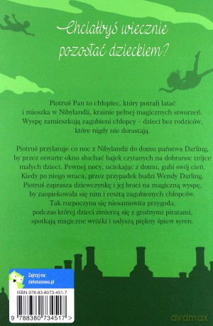 Przygody Piotrusia Pana - James Matthew Barrie [KSIĄŻKA]