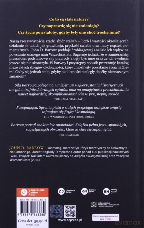 Stałe natury o liczbach skrywających najgłębsze tajemnice wszechświata - John D. Barrow [KSIĄŻKA]
