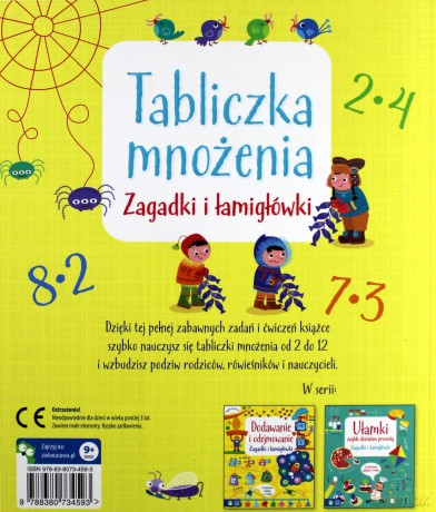 Tabliczka mnożenia. Matematyczne łamigłówki [KSIĄŻKA]