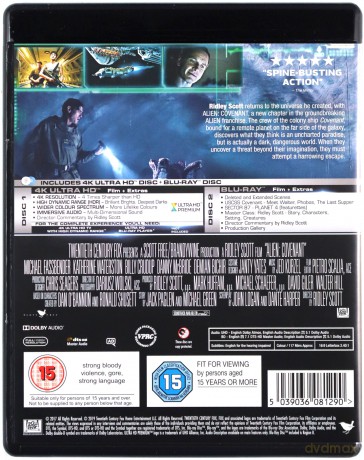 Alien Covenant [Blu-Ray 4K]+[Blu-Ray]