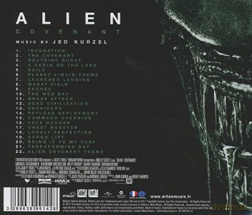 Alien Covenant soundtrack (Obcy: Przymierze) (Jed Kurzel) [CD]