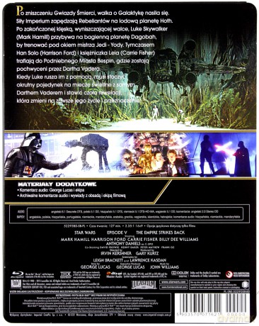 Gwiezdne Wojny: Nowa nadzieja / Imperium kontratakuje / Powrót Jedi (Star Wars) (steelbook) Pakiet [3xBlu-Ray]