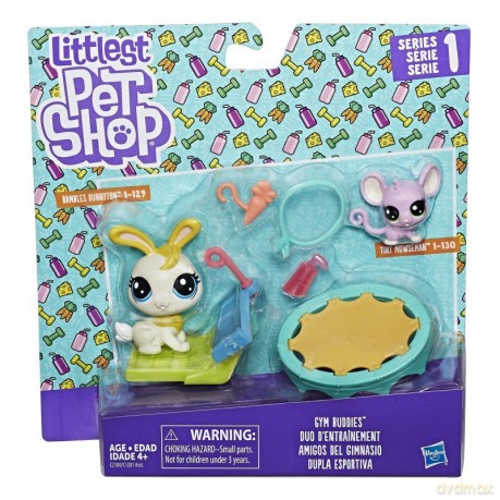 Littlest Pet Shop, Przygody Zwierzaków - Siłownia [FIGURKA]