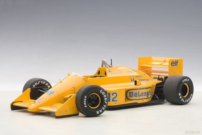 Lotus 99T Honda #12 Senna F1 Japanese GP 1987 Without Lotus Logo (composite model/removable cowl)