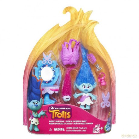 Trolls Zestaw opowieści, Maddys hair studio [FIGURKA]