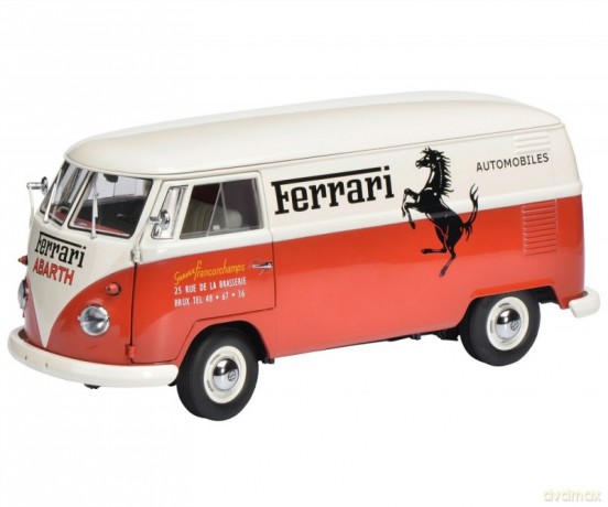 VW T1b Ferrari Automobile Box Van "Francorchamps"