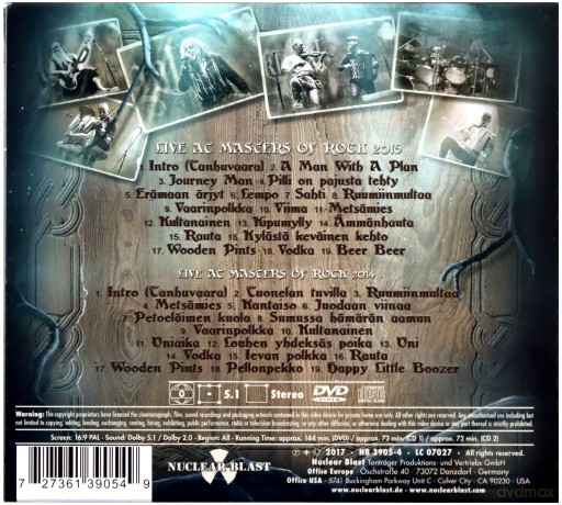 Korpiklaani: Live At Masters Of Rock (digipack) [DVD]+[2CD]