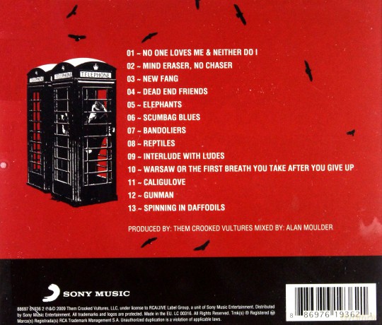Them Crooked Vultures: Them Crooked Vultures (ROW Standard) [CD]