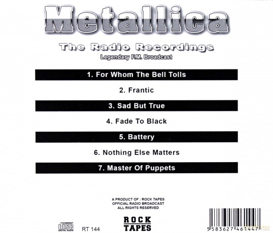 Metallica: The Radio Recordings [CD]