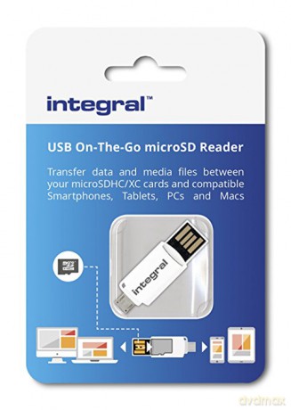 INTEGRAL USB OTG Adapter ze slotem na karty microSD