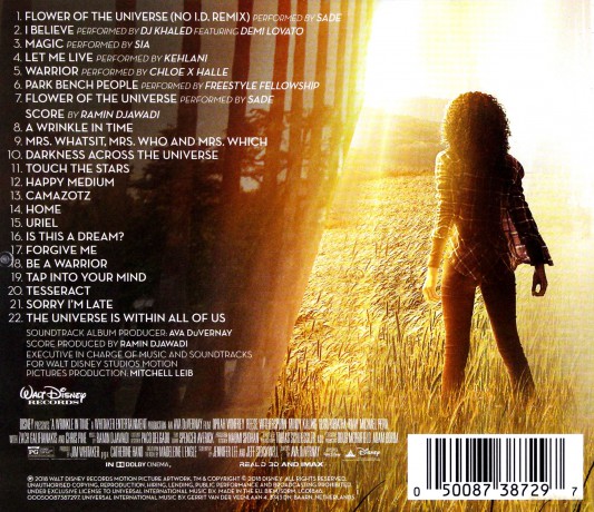 A Wrinkle in Time soundtrack (Pułapka czasu) (Ramin Djawadi) [CD]