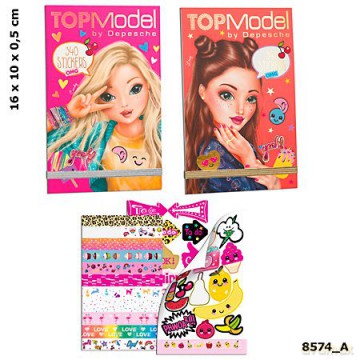 Album z naklejkami Top Model pomarańczowy