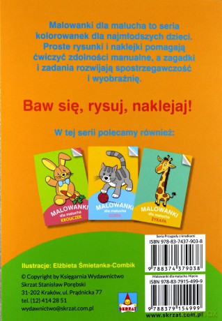 Hipcio. Malowanki dla malucha [KSIĄŻKA]