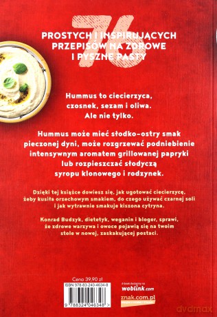 Hummusy i pasty - Konrad Budzyk [KSIĄŻKA]