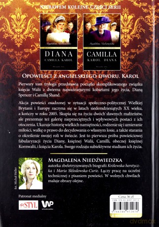 Karol Diana Camilla. Opowieści z angielskiego dworu (Tom 1) - Magdalena Niedźwiedzka [KSIĄŻKA]