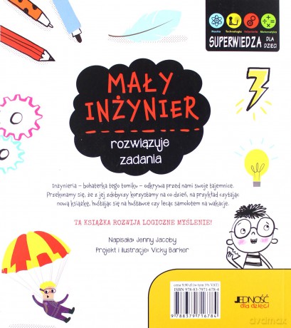 Mały inżynier rozwiązuje zadania - Jenny Jacoby [KSIĄŻKA]