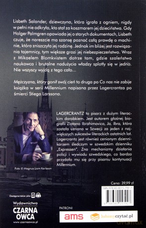 Mężczyzna, który gonił swój cień. Millennium (Tom 5) - David Lagercrantz [KSIĄŻKA]