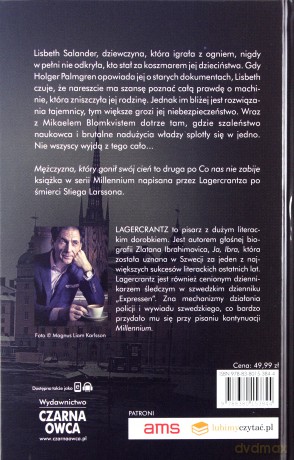 Mężczyzna, który gonił swój cień. Millennium (Tom 5) - David Lagercrantz [KSIĄŻKA]