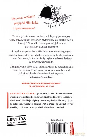 Mikołajek w szkole. Lektura z opracowaniem - Rene Goscinny [KSIĄŻKA]