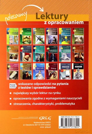 Powtórka z literatury szkoła podstawowa klasy 7-8 [KSIĄŻKA]