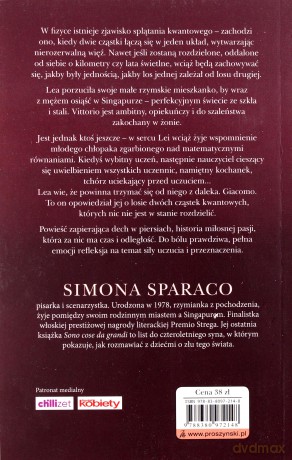 Równanie miłości - Simona Sparaco [KSIĄŻKA]