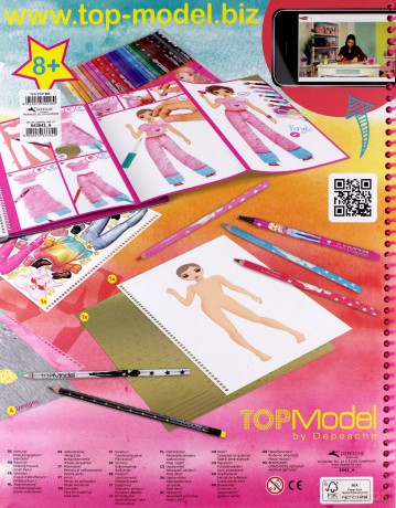 Zestaw kreatywny youtube Top Model flamingi