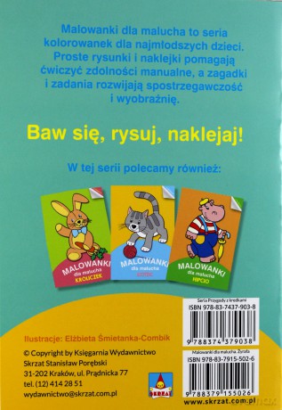 Żyrafa malowanki dla malucha [KSIĄŻKA]