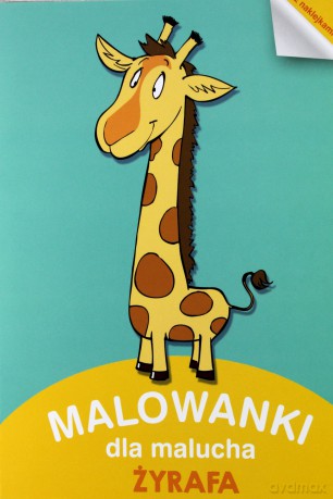 Żyrafa malowanki dla malucha [KSIĄŻKA]