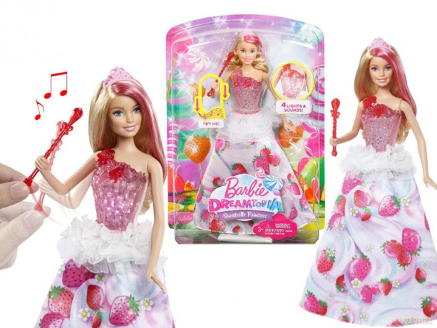 Barbie Księżniczka Magiczne Melodie