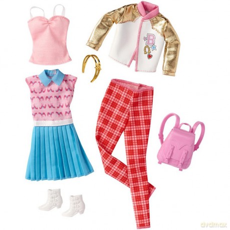 Barbie Ubranka Boho + Akcesoria 2pak
