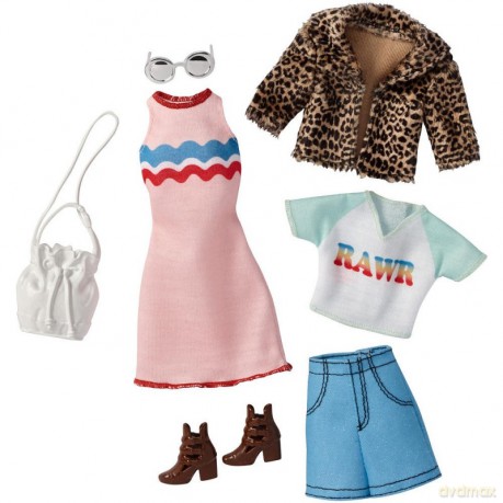 Barbie Ubranka Boho + Akcesoria 2pak