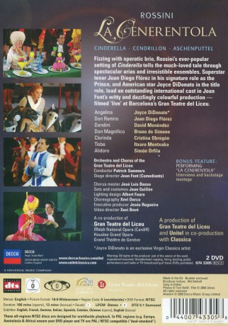 Florez Diego Juan: Rossini:La Cenerentola [DVD]