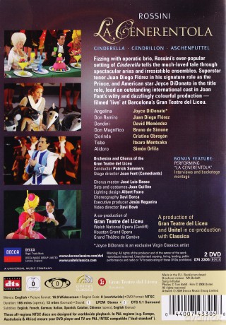 Florez Diego Juan: Rossini:La Cenerentola [DVD]