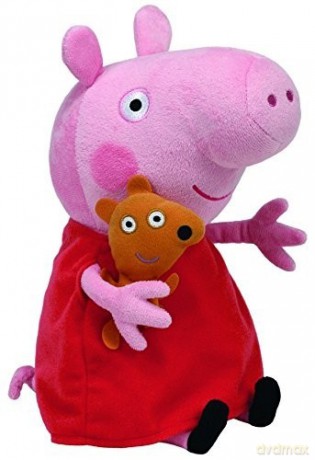 TY Beanie Babies - Świnka Peppa, 28 cm